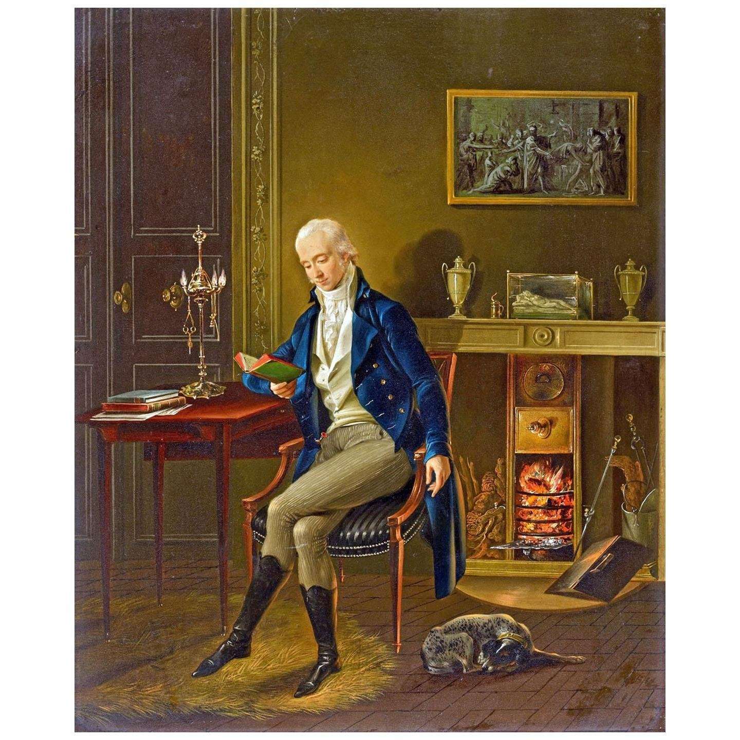  J.H.W.  Tischbein. Maler Joseph Dorffmeister. 1790. Private Sammlung
