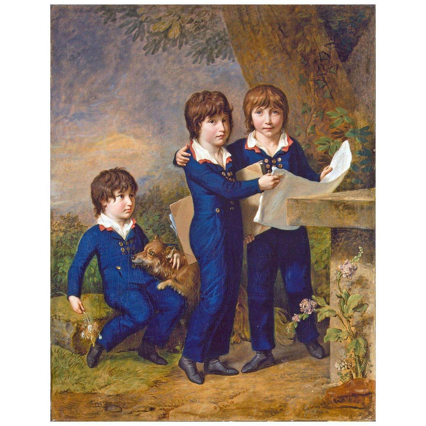  J.H.W. Tischbein. Die Kinder des M.A. Heckscher. 1805. Metropolitan Museum New York