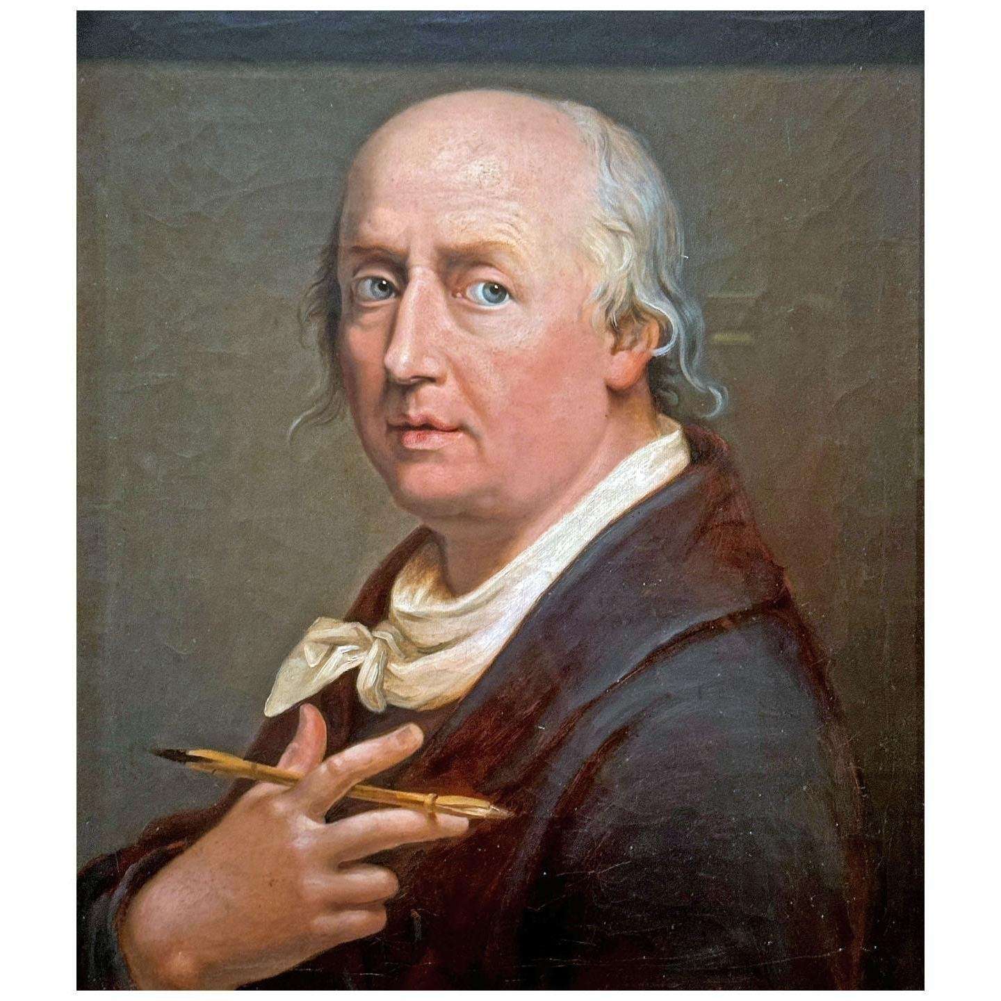  Johann Heinrich Wilhelm Tischbein. Selbstbildnis. 1810. Hamburger Kunsthalle