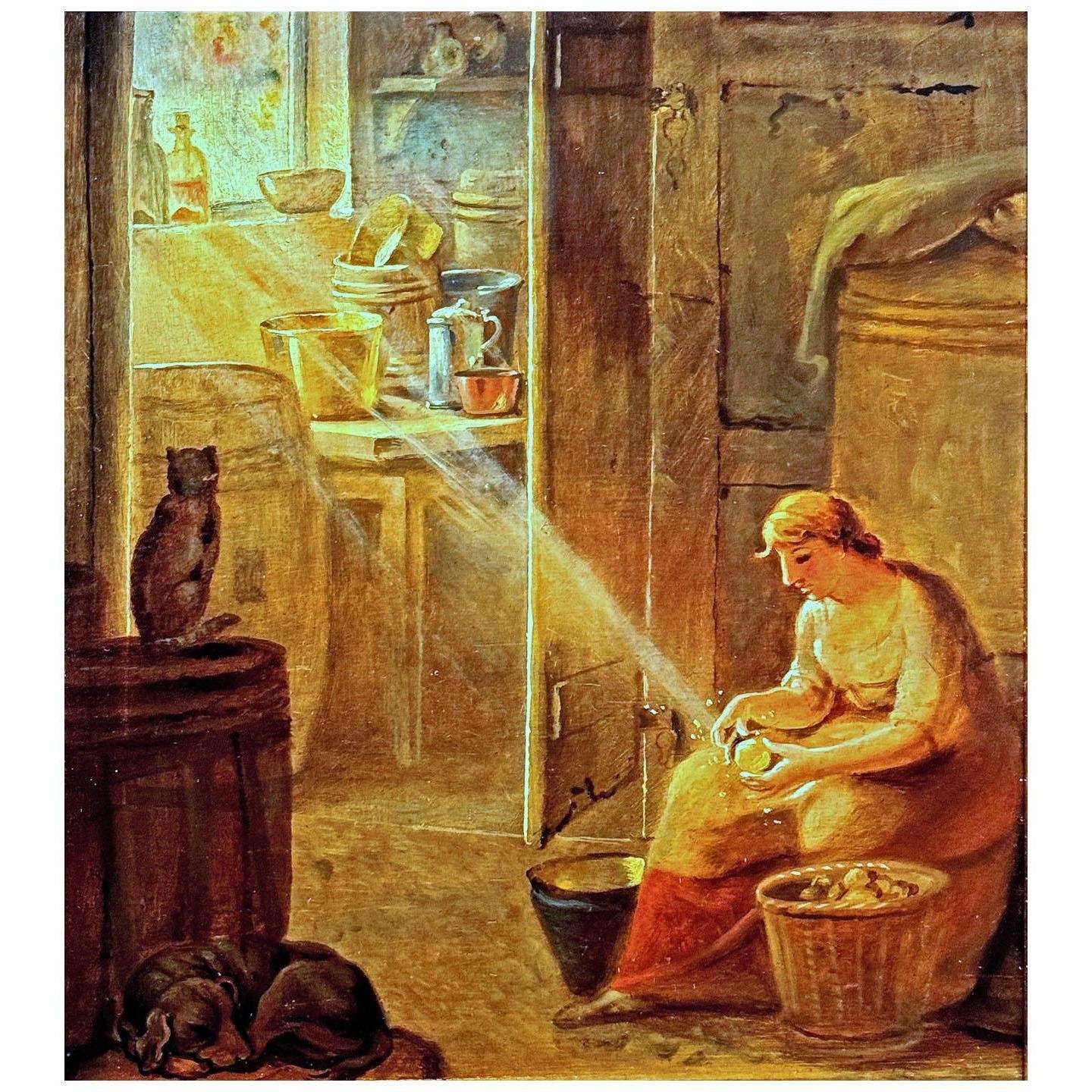  J.H.W. Tischbein. Kuchenszene. 1815. Hamburger Kunsthalle