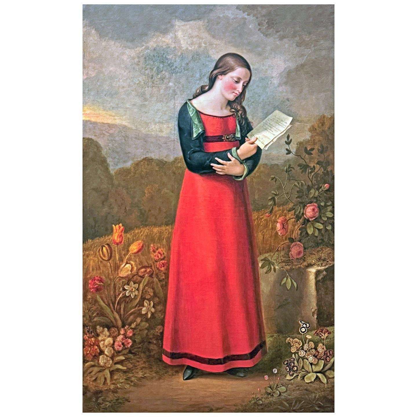  J.H.W. Tischbein. Angelika Tischbein. 1822. Hamburger Kunsthalle