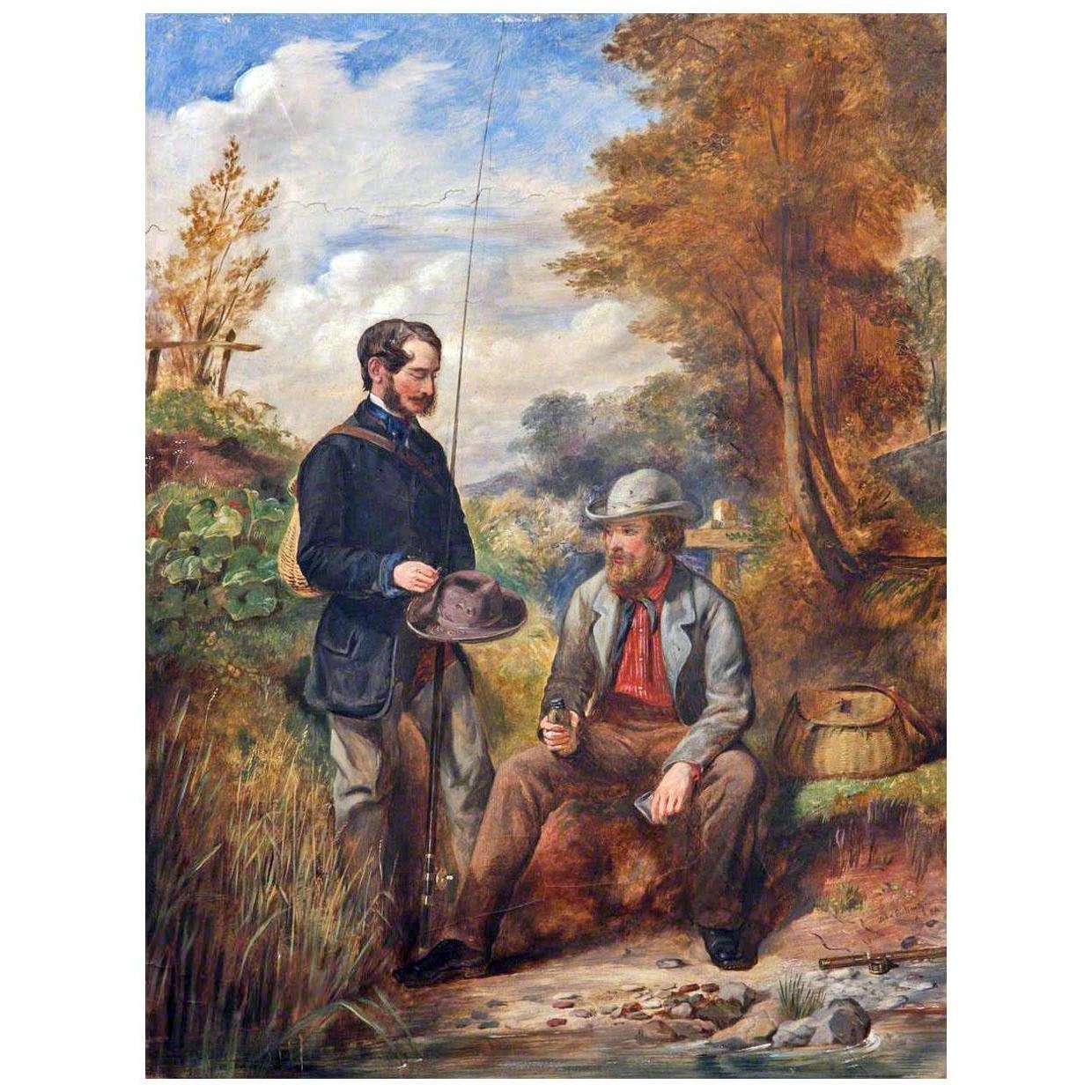  John Ballantyne. Artist Fishing with His Brother. 1850. Hospitalfield, Arbroath
