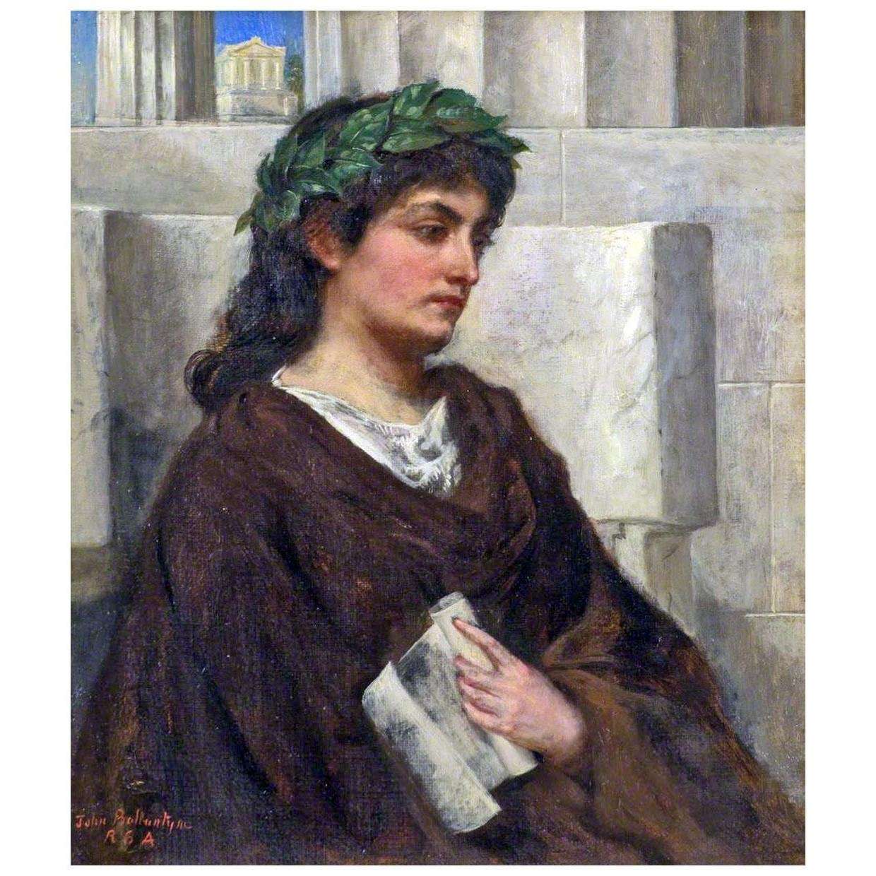 John Ballantyne. Clio. 1855. Dundee Art Gallery