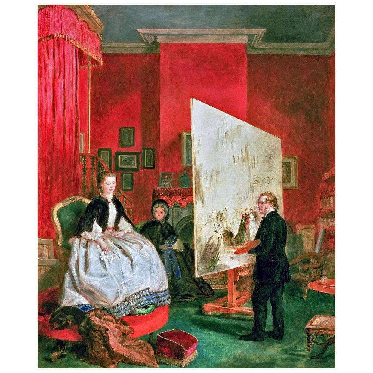  John Ballantyne. William Powell Frith Painting the Princess of Wales 1865. NPG London