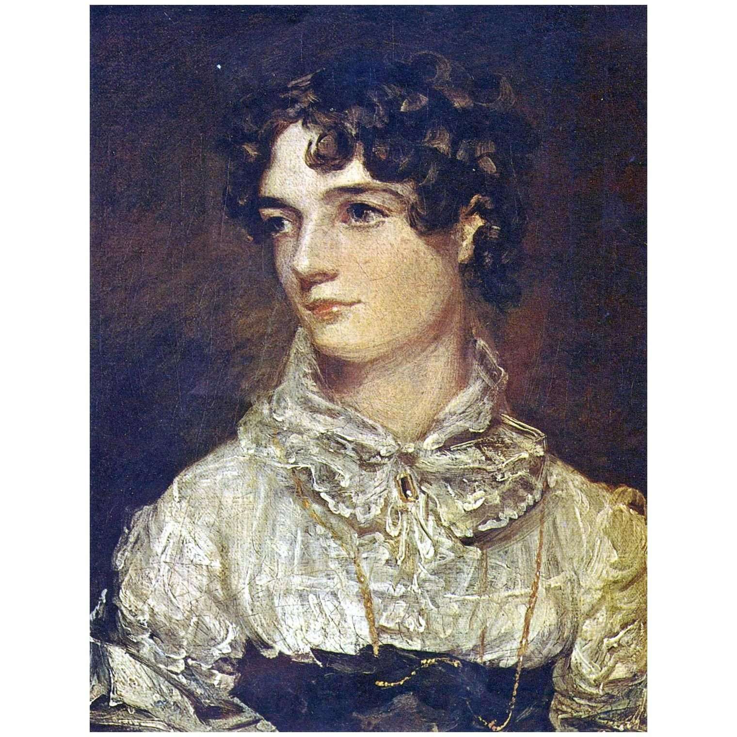  John Constable. Portrait of Maria Bicknell. 1816. Tate Britain