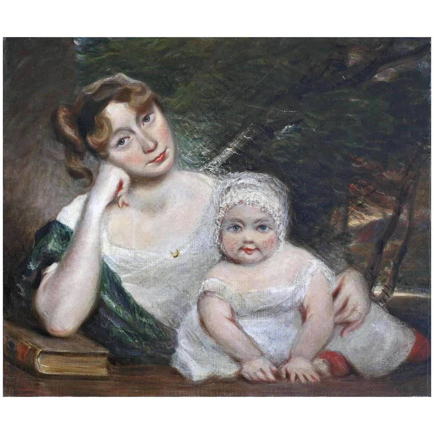  John Constable. Sophia Lloyd with Child. 1819. Worchester Art Museum
