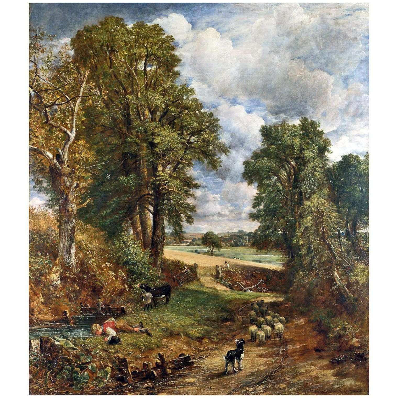  John Constable. The Cornfield. 1826. National Gallery London