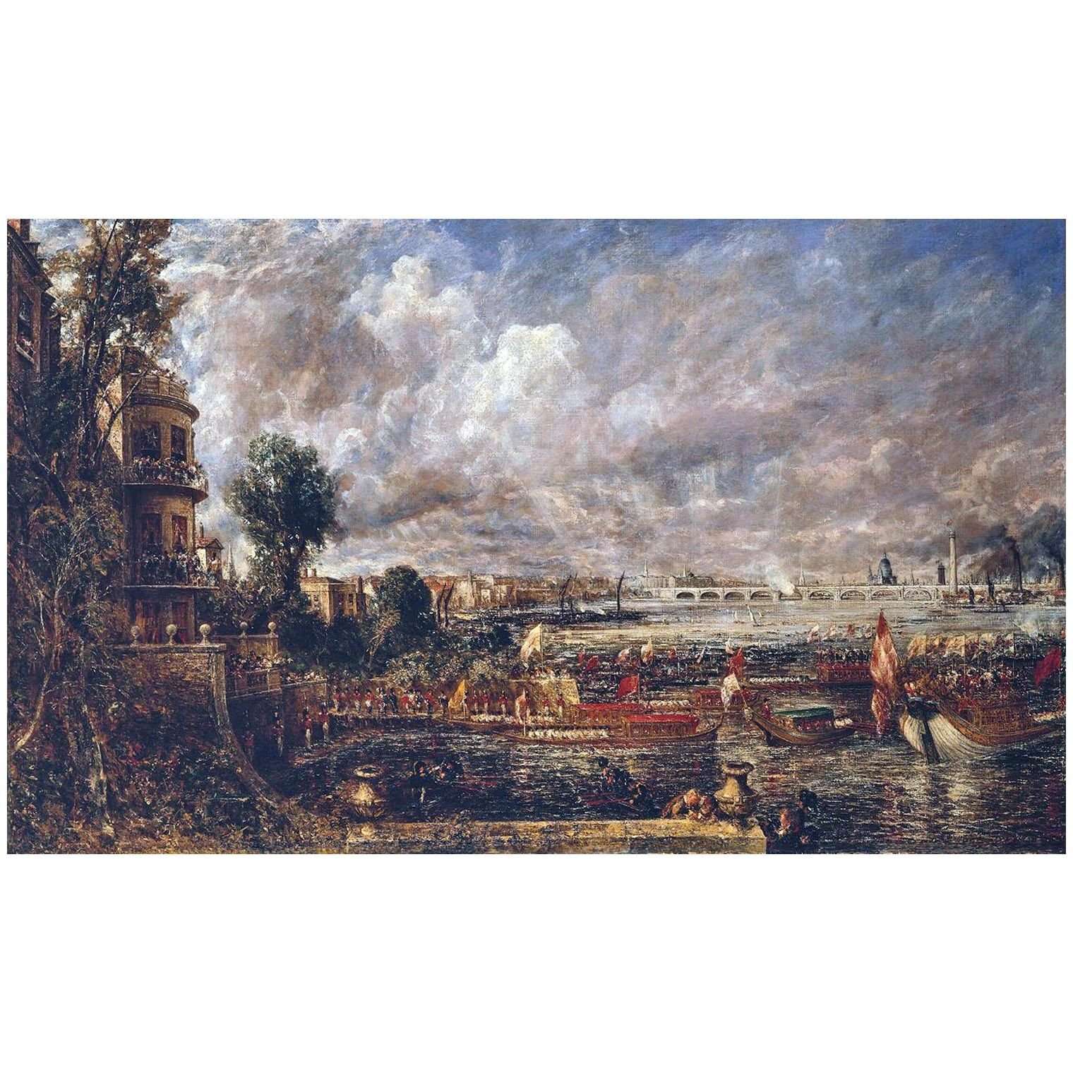  John Constable. The Opening of Waterloo Bridge. 1831. Tate Britain