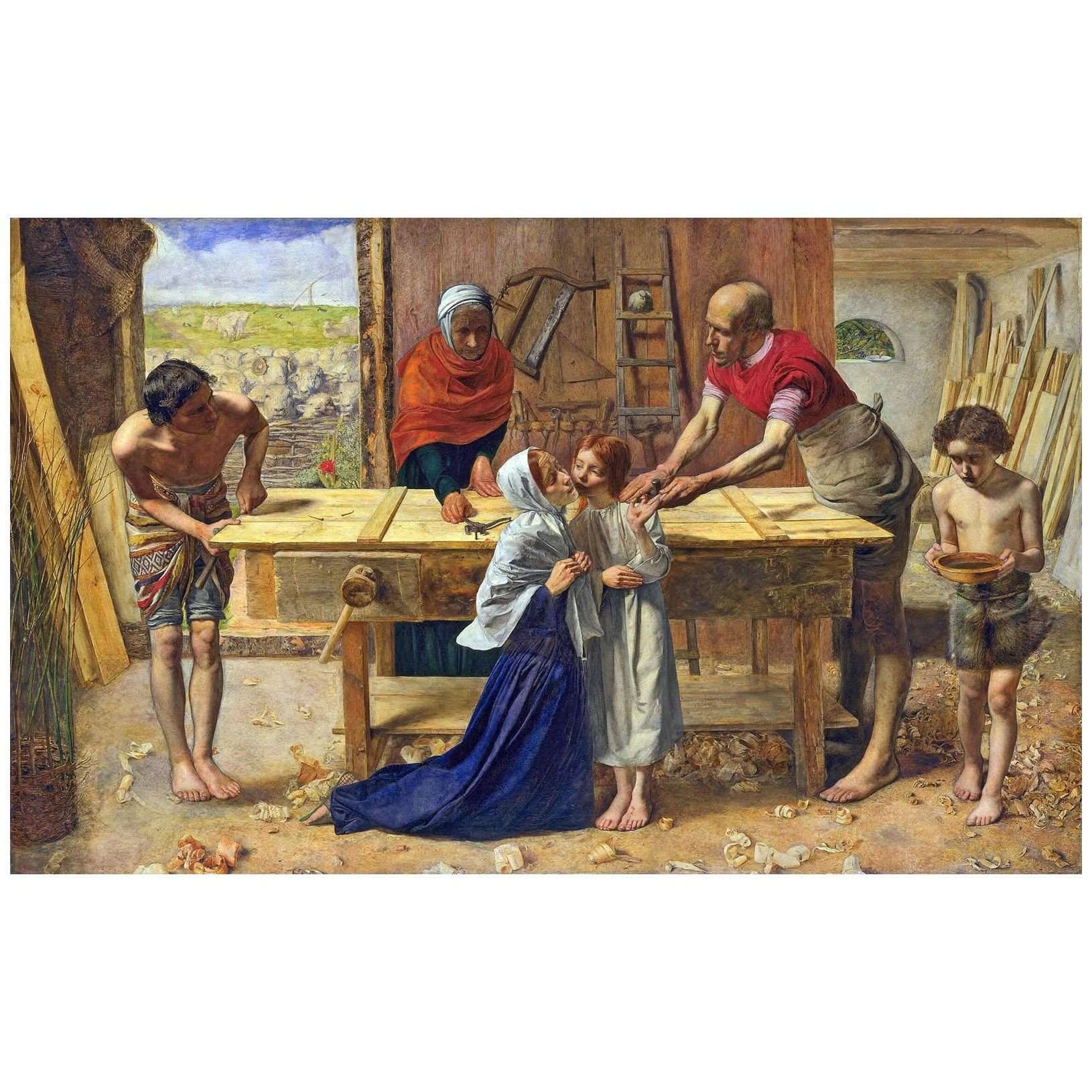   John Everett Millais. Christ in the House of His Parents. 1849. Tate Britain
