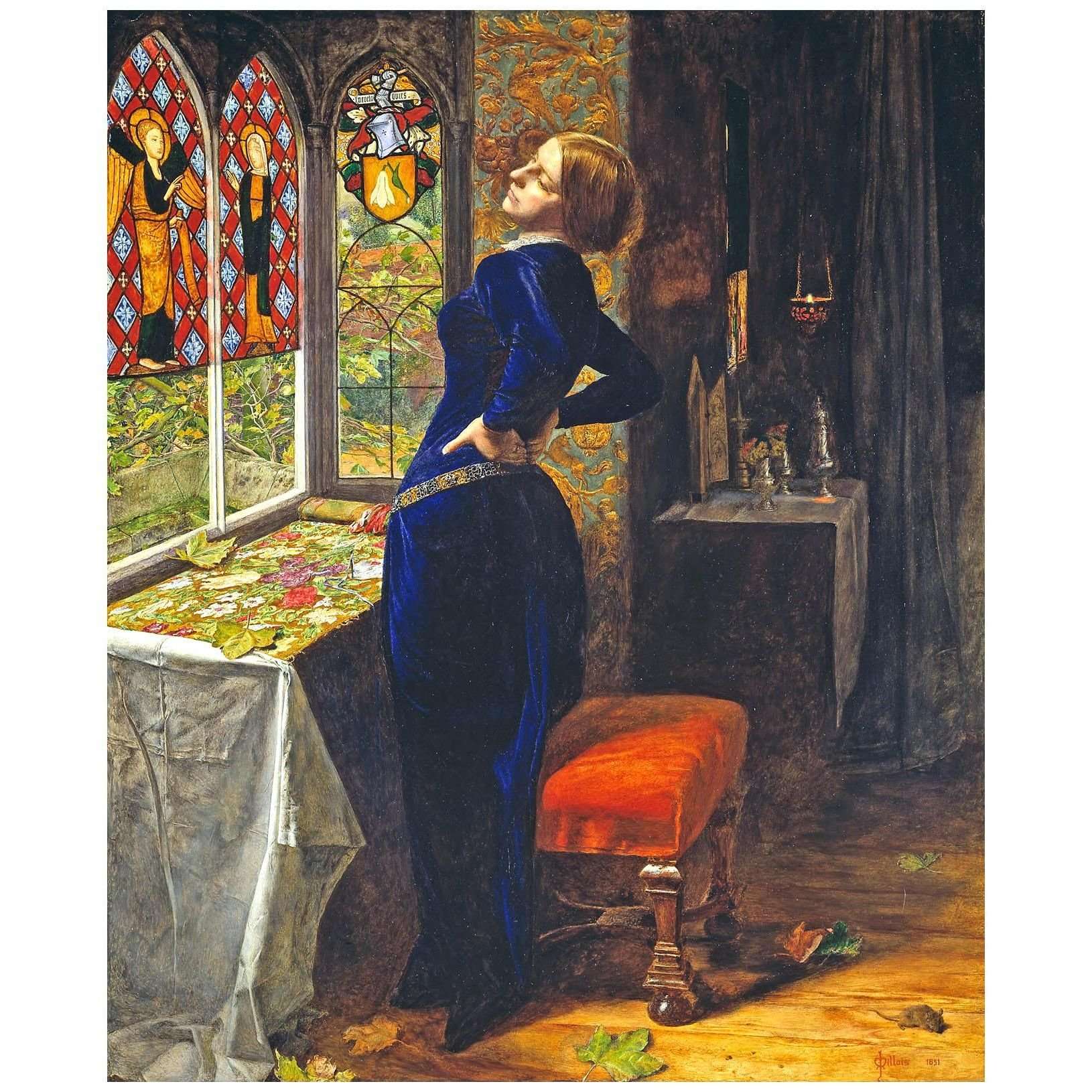  John Everett Millais. Marianna. 1851. Tate Britain