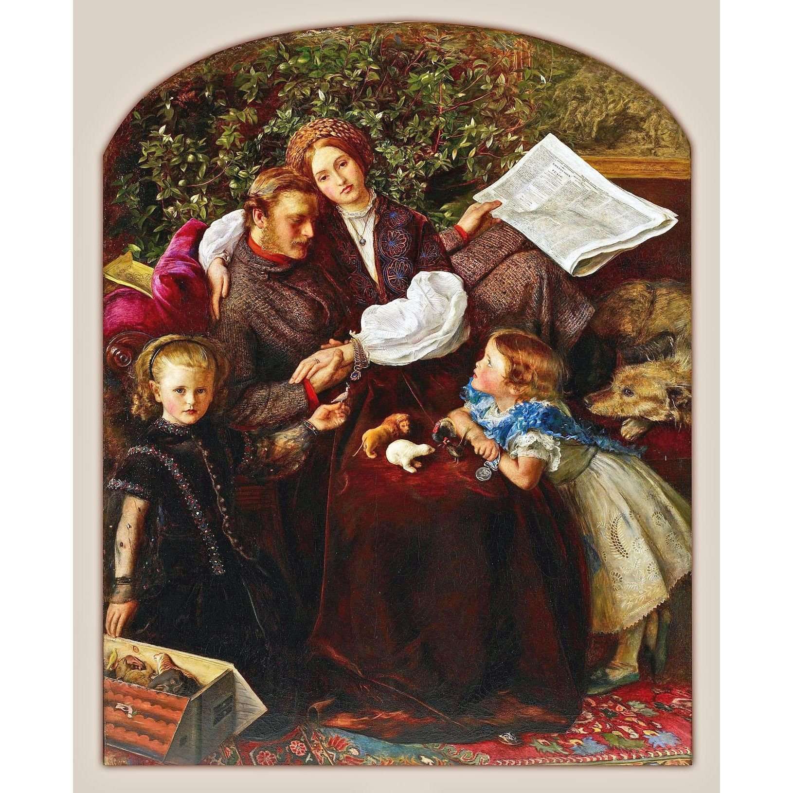   John Everett Millais. Peace Concluded. 1856. Minneapolis Institute of Art