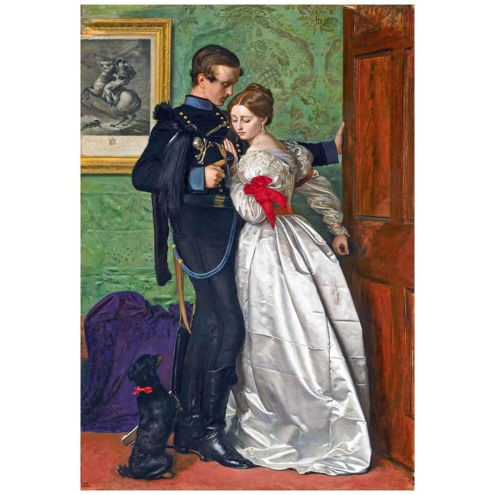   John Everett Millais. Black Brunswicker. 1860. Lever Art Gallery Liverpool