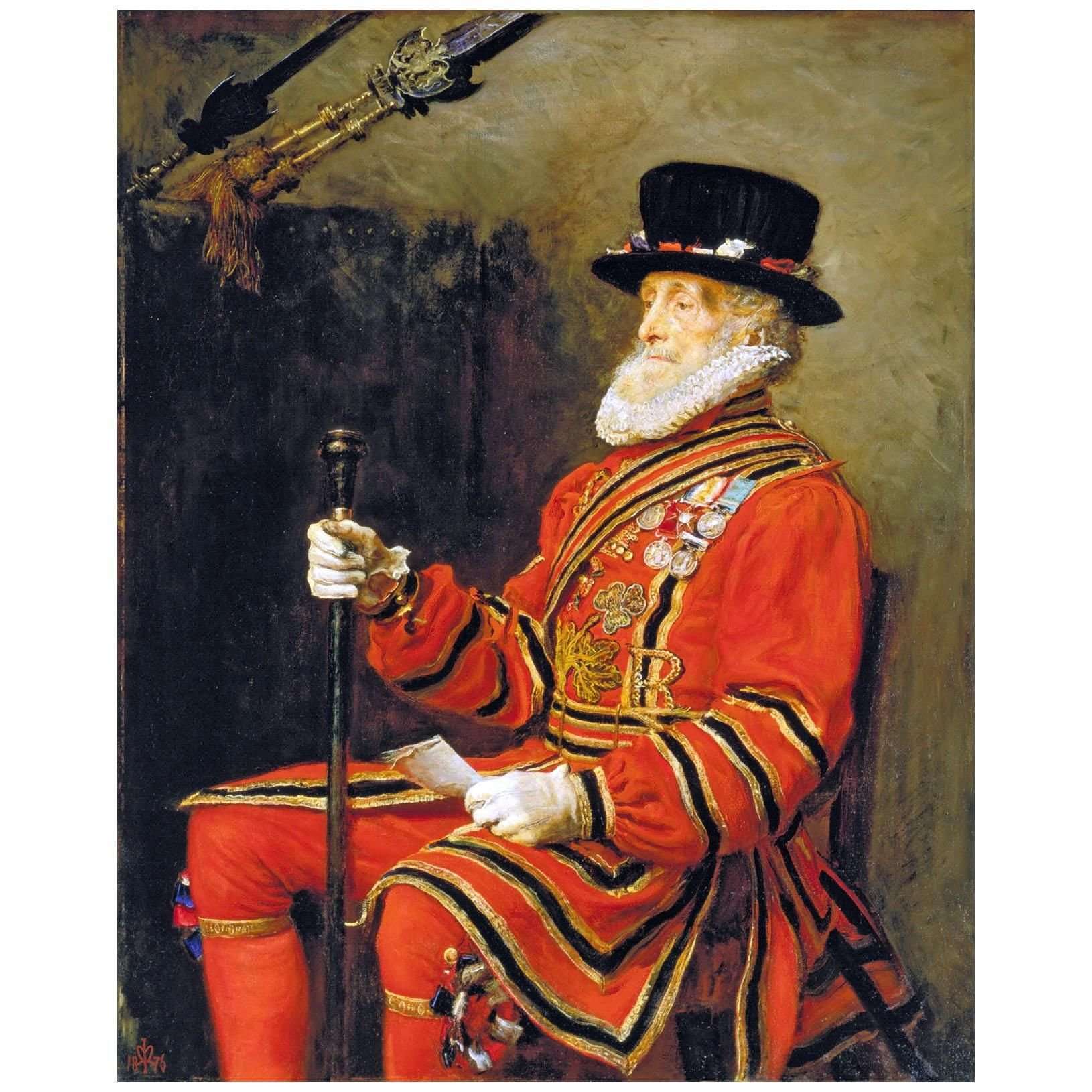   John Everett Millais. The Yeoman of the Guard. 1876. Tate Britain