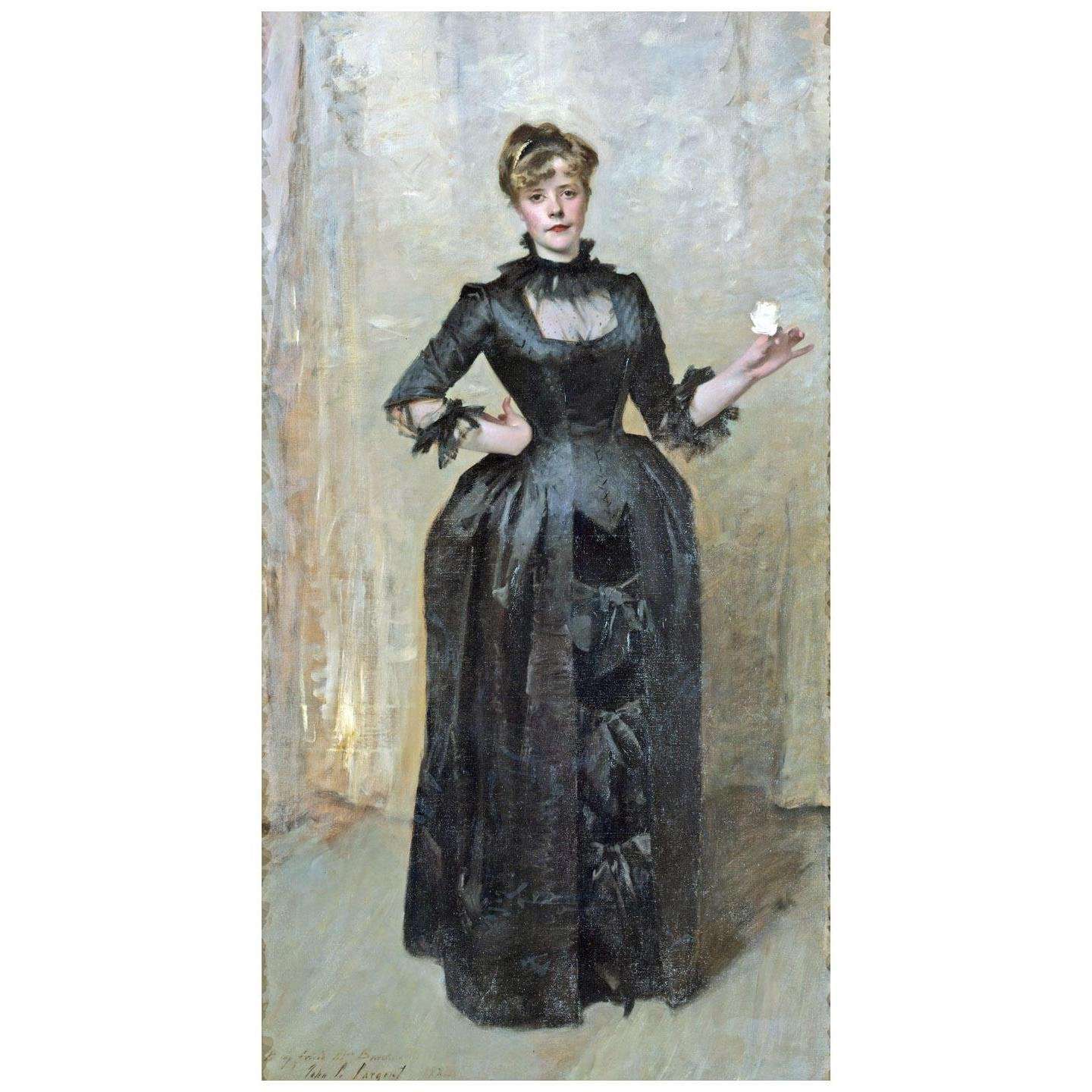  John Sargent. Lady with Rose. 1882. Metropolitan Museum, New York