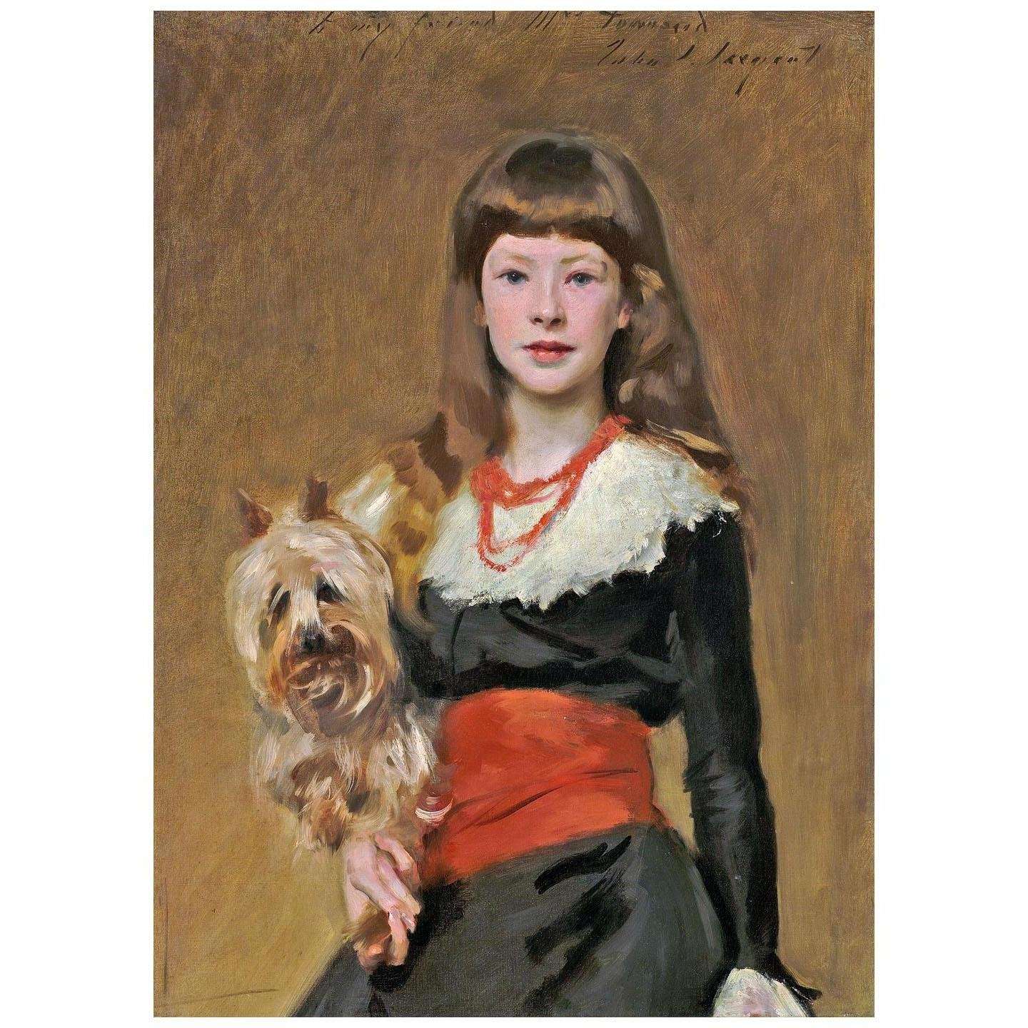  John Sargent. Miss Beatrice Townsend. 1882. National Gallery of Art, Washington