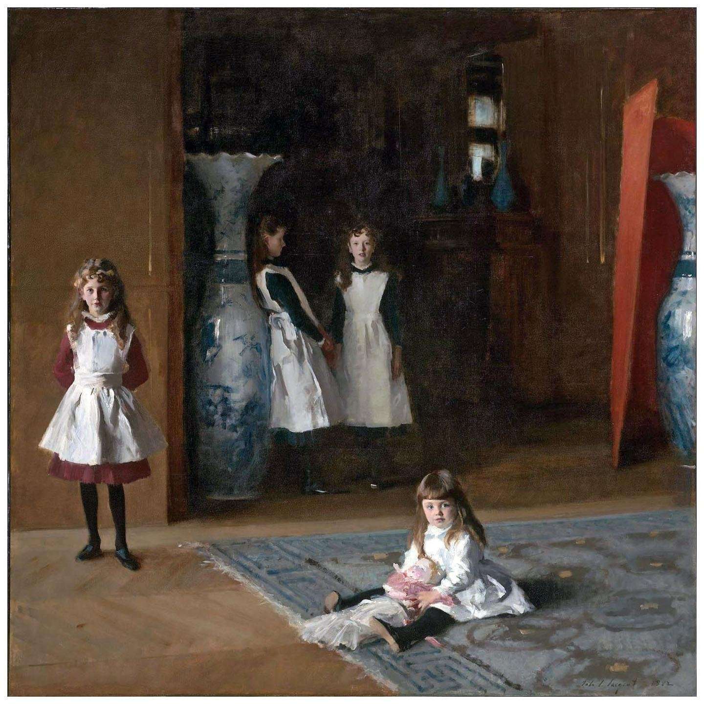  John Sargent. Daughters of Edward Boit. 1882. Museum of Fine Arts, Boston