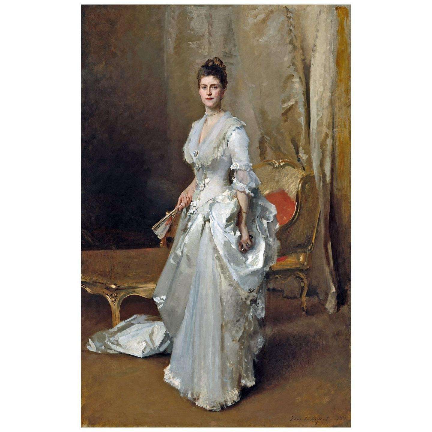  John Sargent. Mrs. Henry White. 1883. National Gallery of Art, Washington
