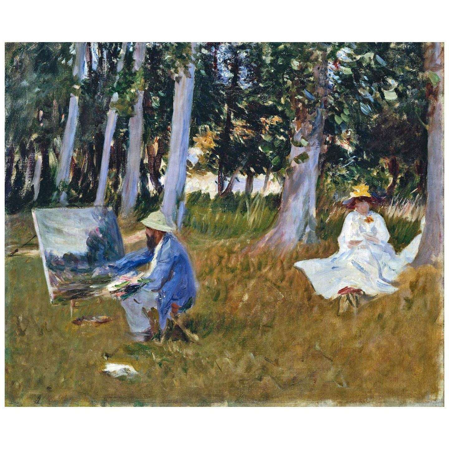  John Sargent. Claude Monet Painting. 1885. Tate Britain, London