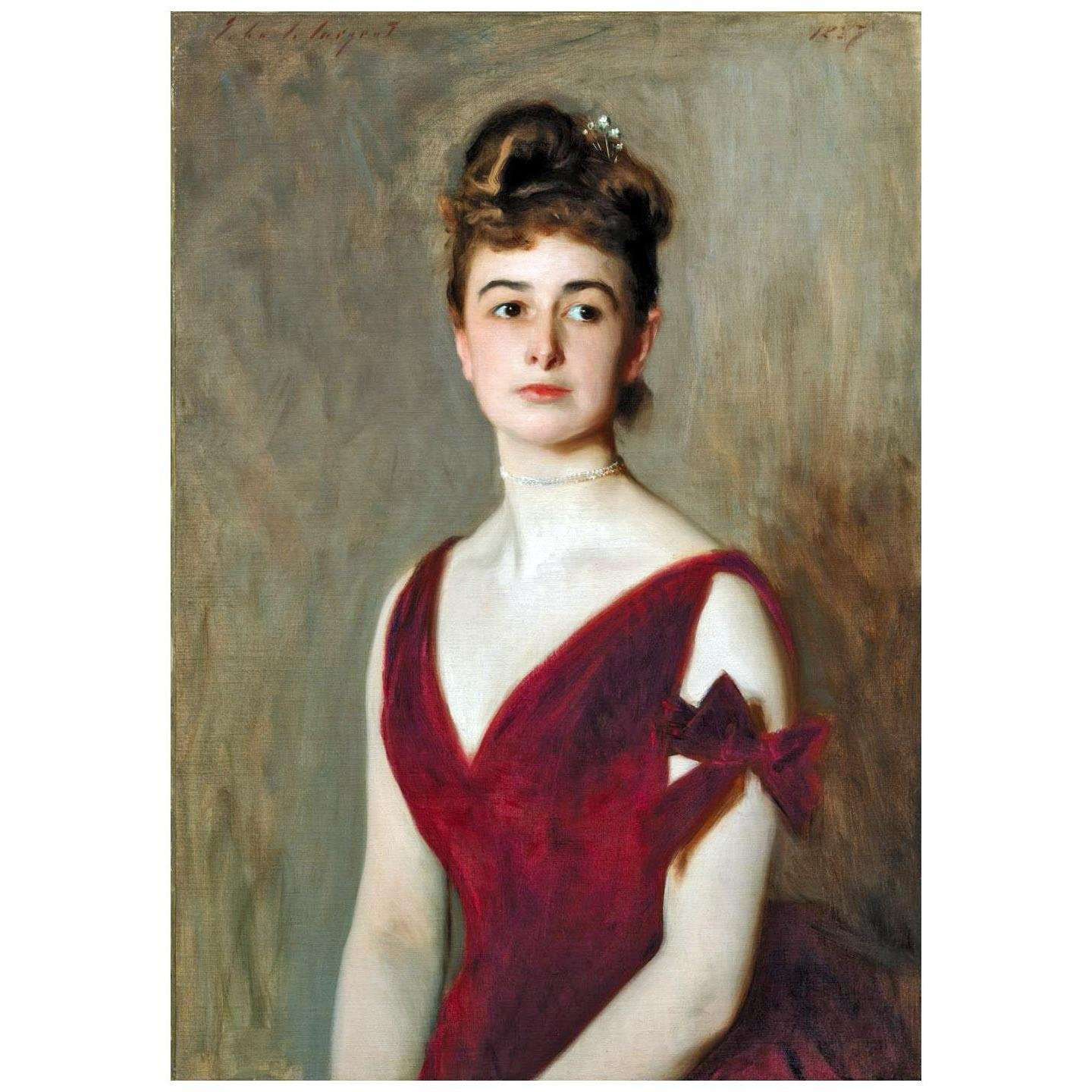  John Sargent. Louise Pomeroy. 1887. Museum of Fine Arts, Boston