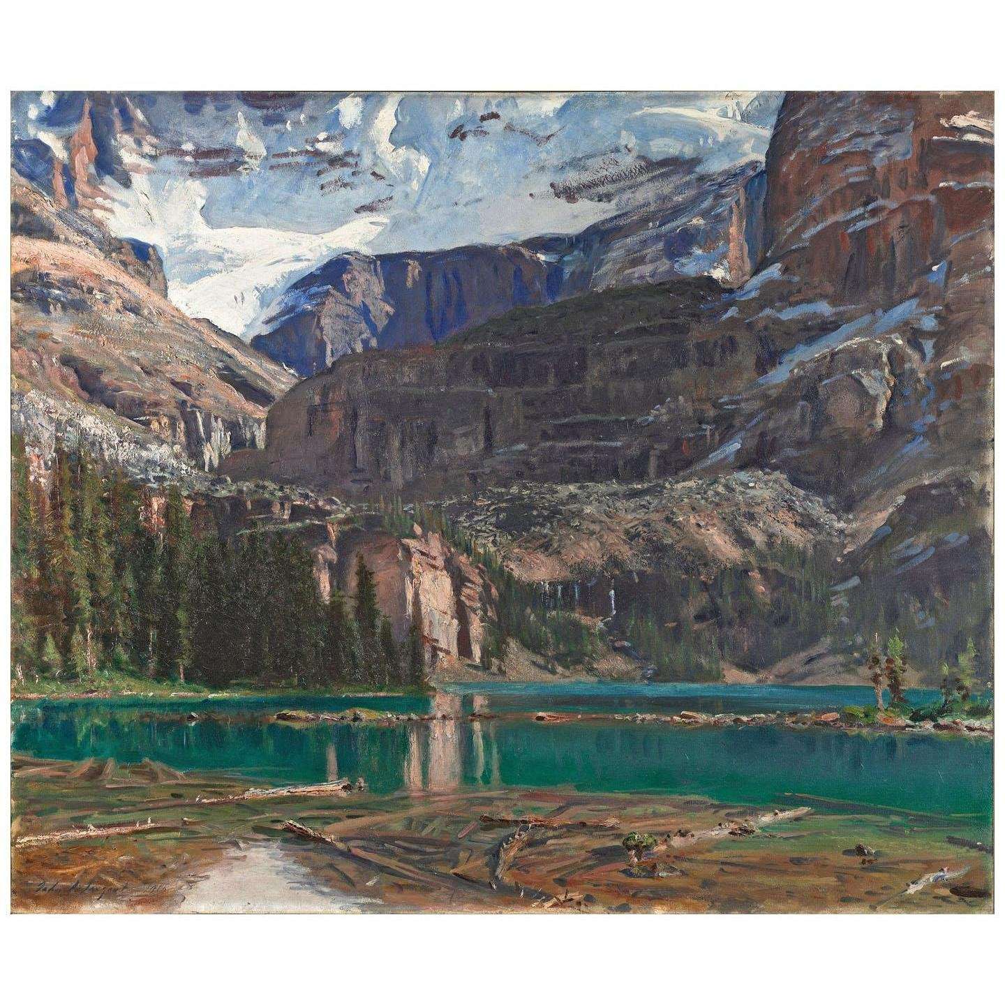  John Sargent. Lake OHara. 1916. Fogg Museum, Harvard University