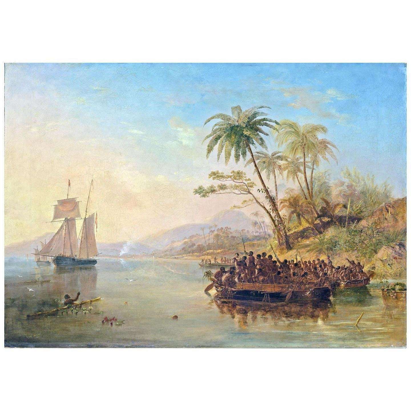   John Carmichael. The Recue of William DOyly. 1841. National Gallery of Australia Canberra