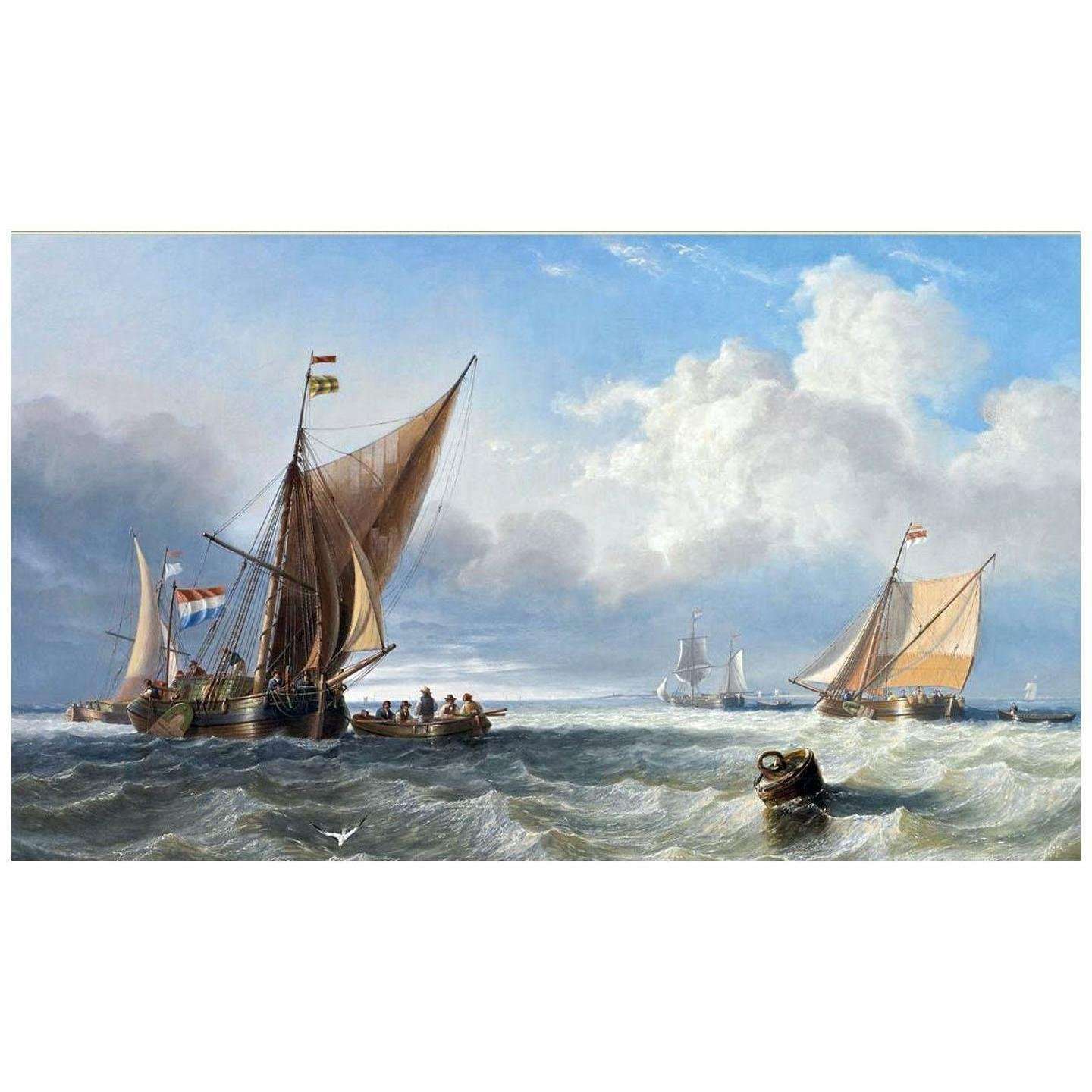  John Carmichael. Off the Dutch Coast. 1858. Willow Gallery London