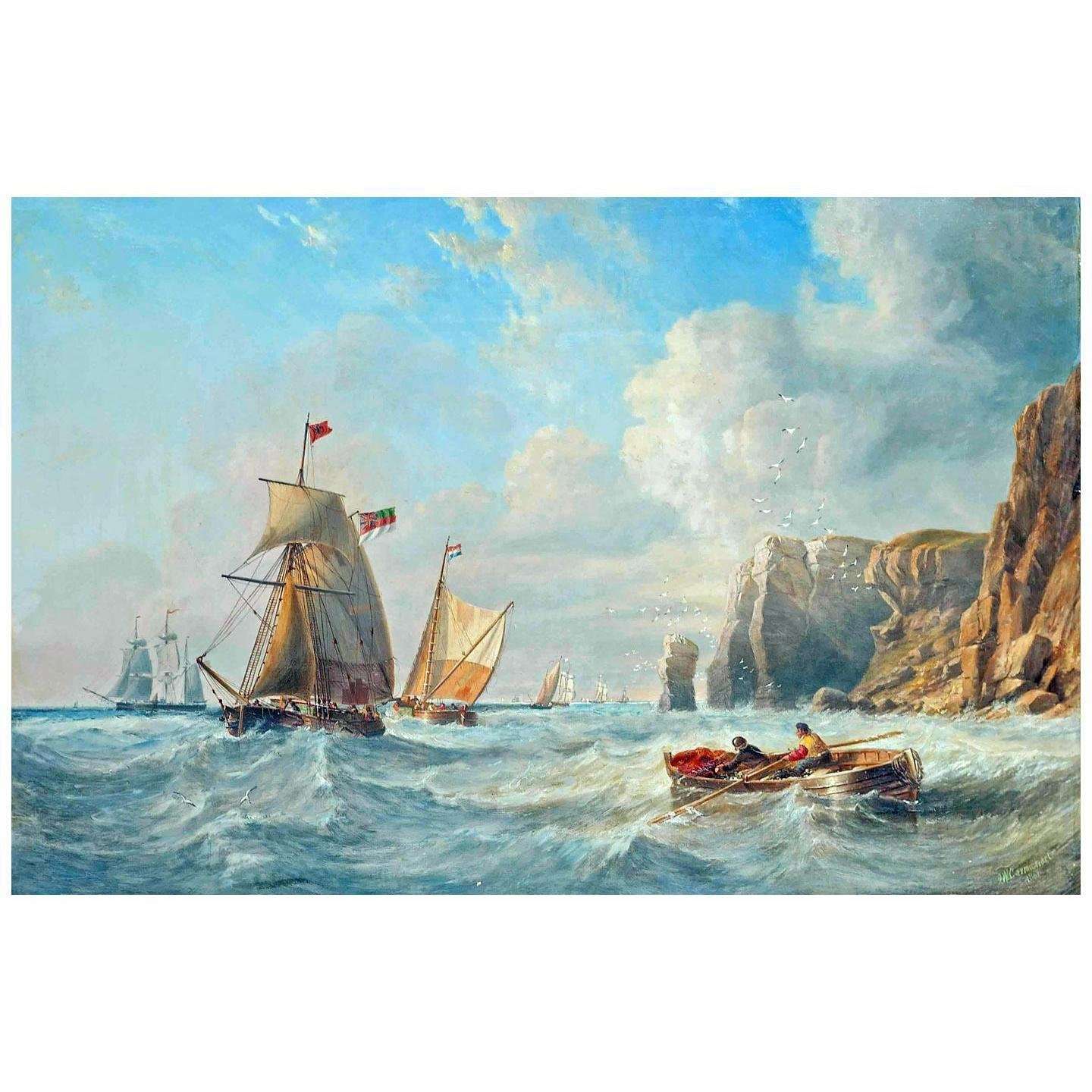   John Carmichael. A Breezy Day off Flamborough Head. 1860. Museum Schwerin