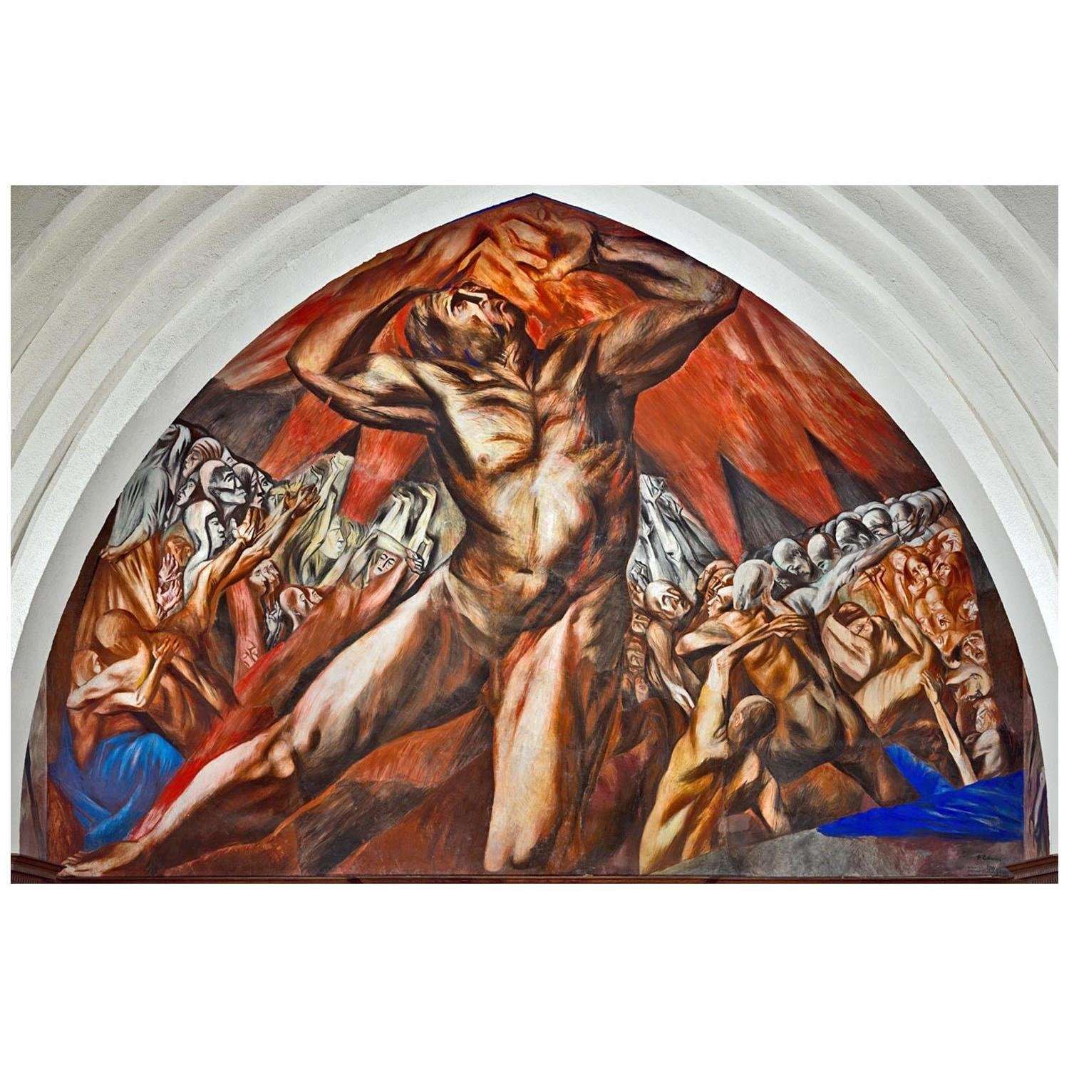   Jose Orozco. Prometheus. 1930. Pomona college