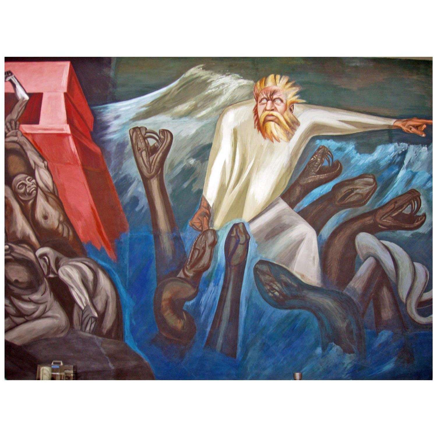   Jose Orozco. Salida de Quetzalc?atl. 1932. Dartmouth College, Hanover