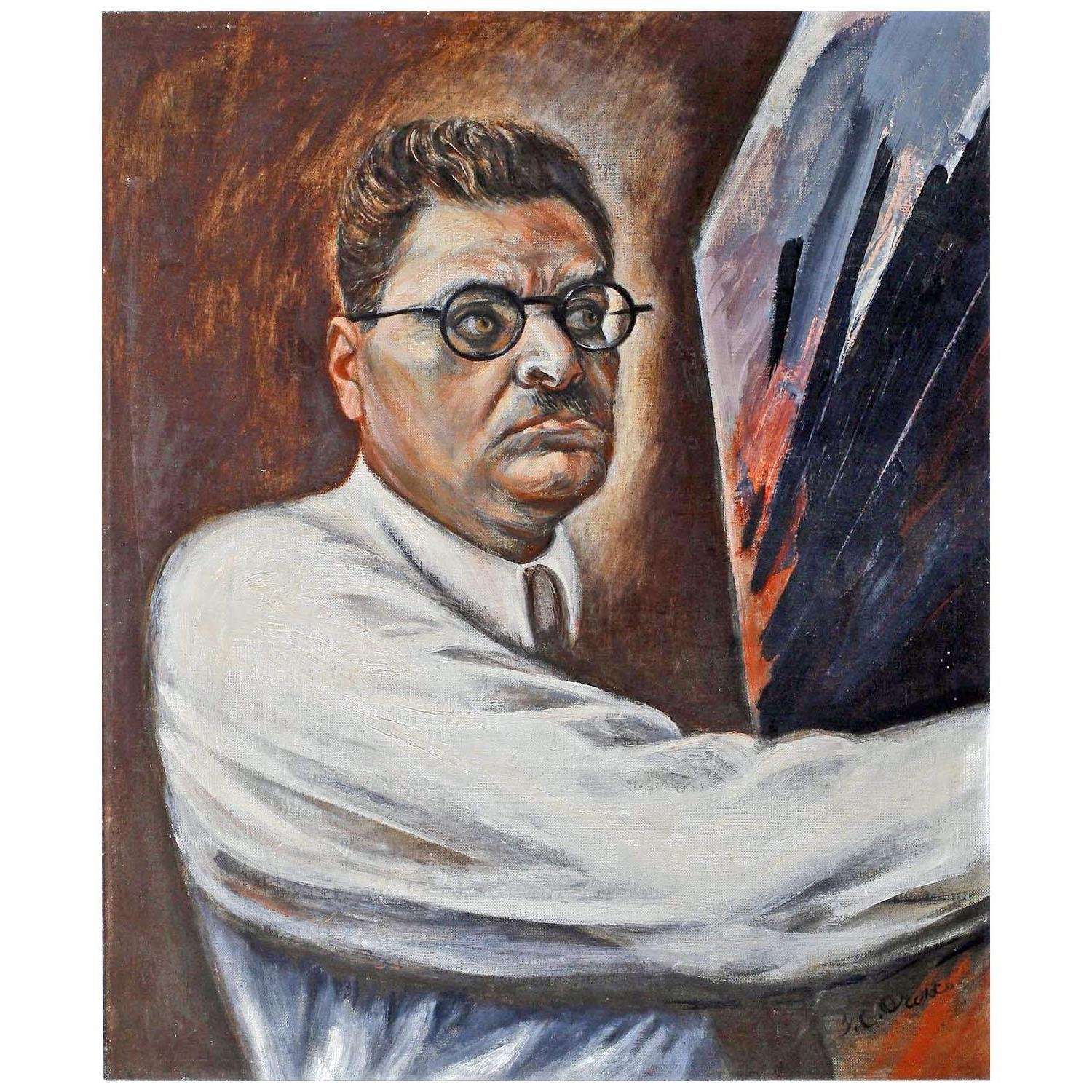   Jose Orozco. Autorretrato. 1937. Boca Raton Museum of Art, Florida