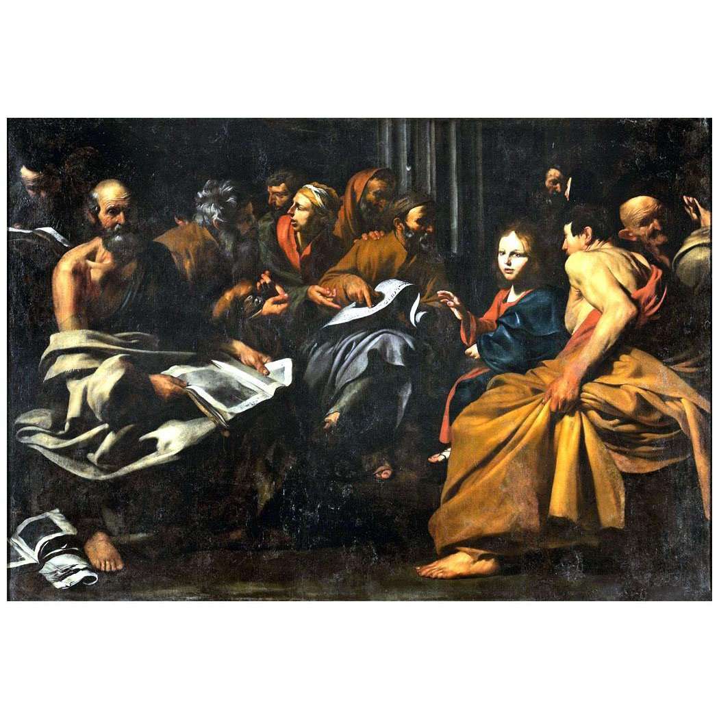   Jose de Ribera. Gesu tra i dottori. 1613. Musee dArte et dHistorie, Alta Marna