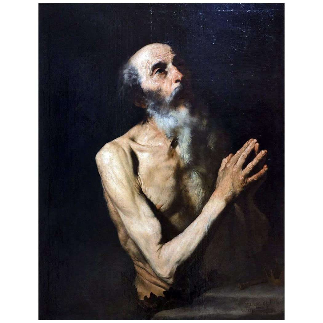   Jose de Ribera. San Onofrio. 1629. National Gallery, Doublin