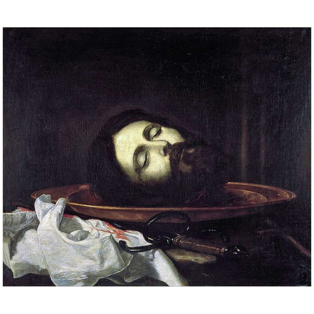   Jose de Ribera. Cabeza De Juan Bautista. 1644. Academia de Bellas Artes, Madrid