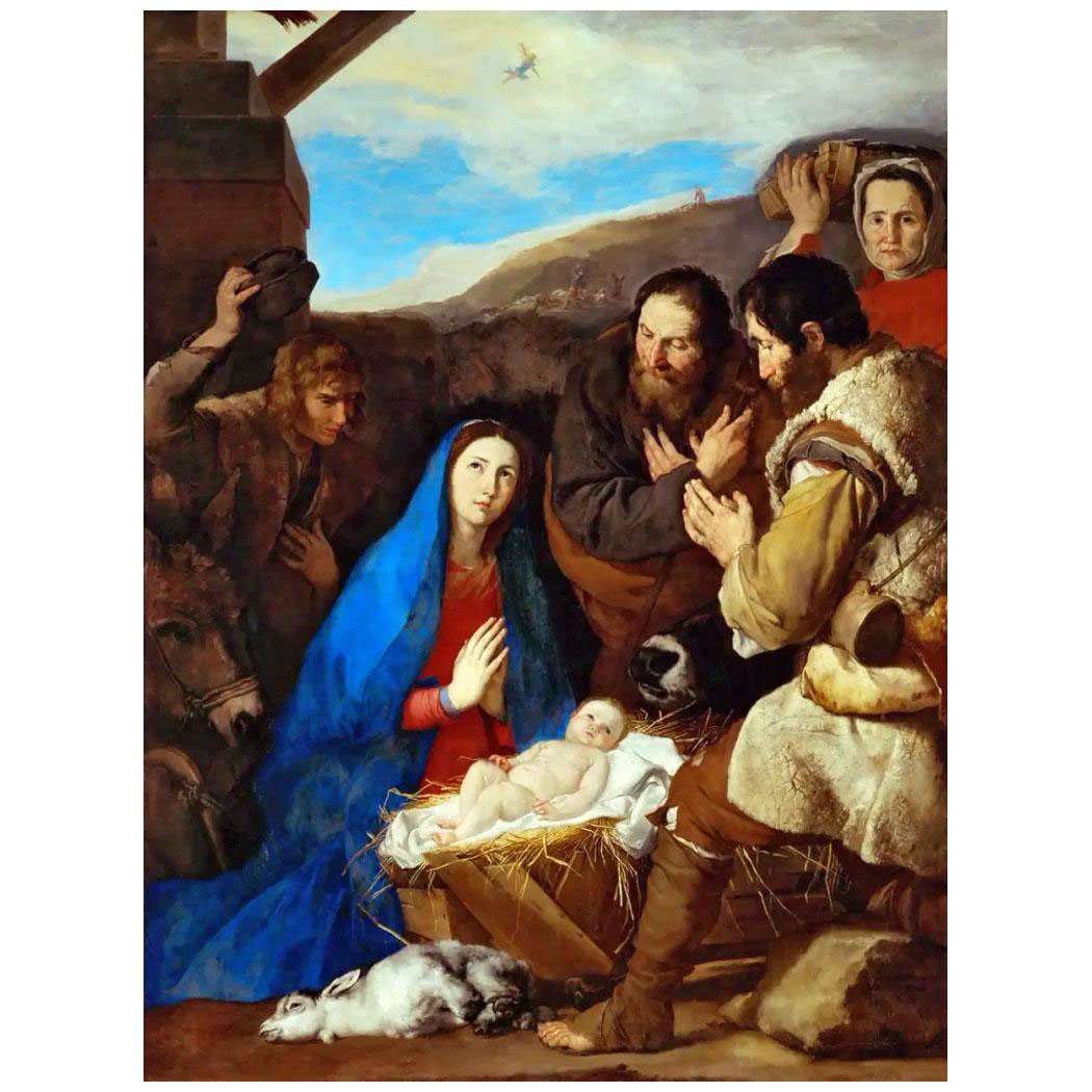   Jose de Ribera. Adorazione dei pastori. Louvre, Paris