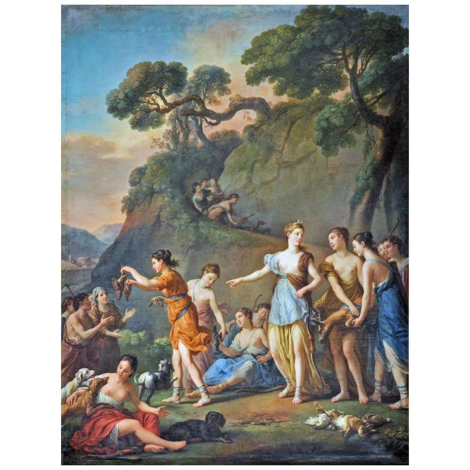 - Joseph-Marie Vien. La Chasse. 1672. Ch?teau de Versailles