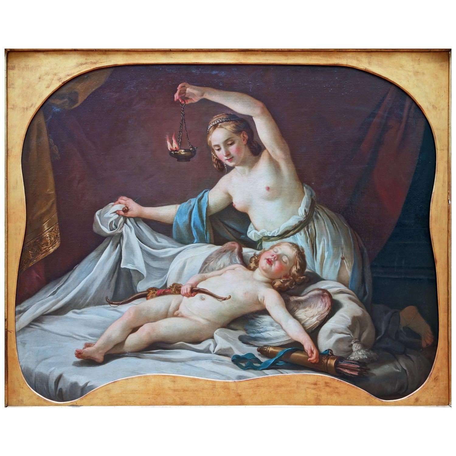 - Joseph-Marie Vien. Psych? reconnaissant l'Amour endormi. 1761. PdBA de Lille
