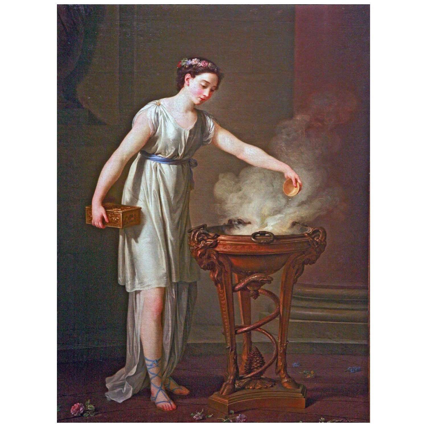 - Joseph-Marie Vien. L'Ath?nienne vertueuse. 1762. Palais des Rohan Strasbourg