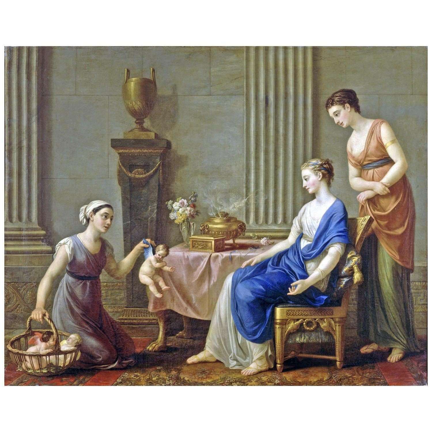 - Joseph-Marie Vien. La Marchande d'Amours. 1763. Ch?teau de Fontainebleau?