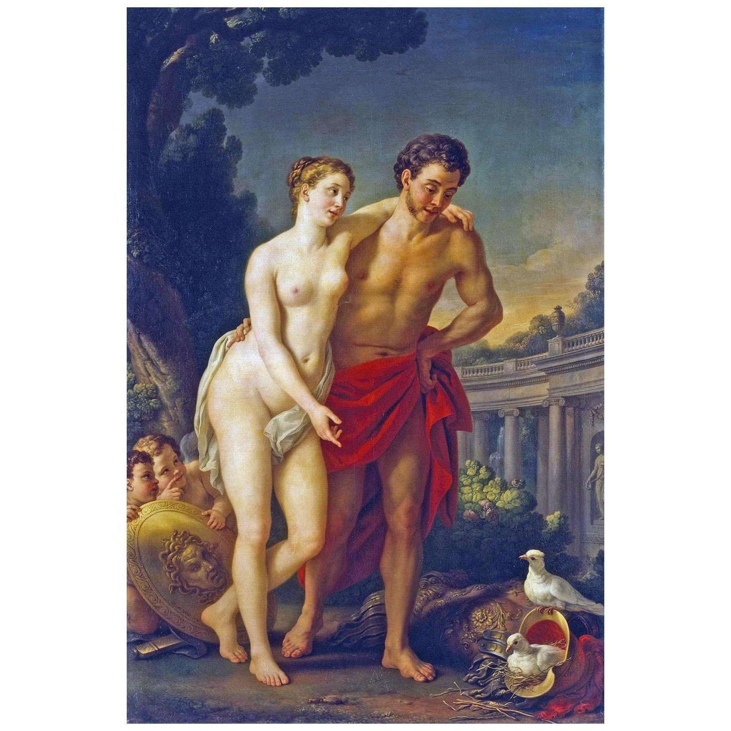 - Joseph-Marie Vien. Mars et V?nus. 1768. Mus?e de l'Ermitage