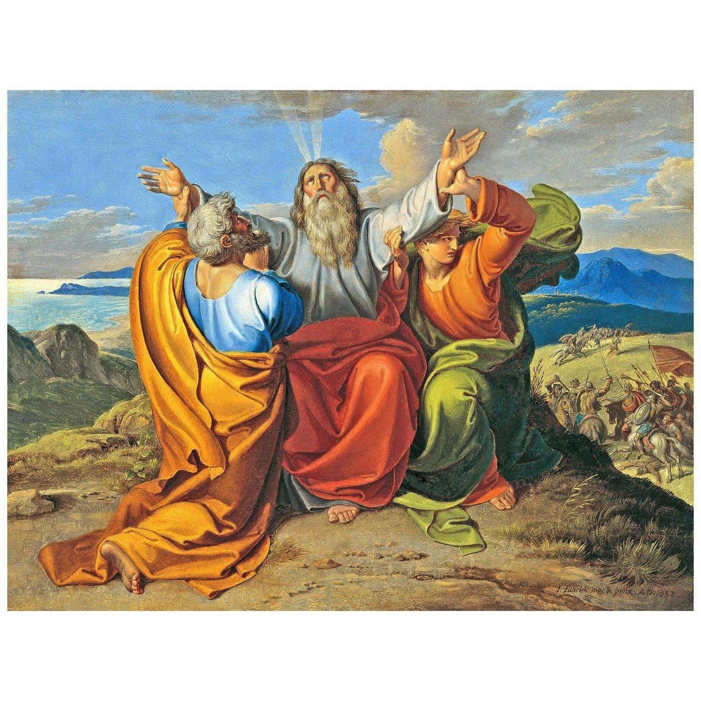  Joseph von Fuhrich. Der betende Moses auf dem Berge Horeb. 1832. Belvedere Wien