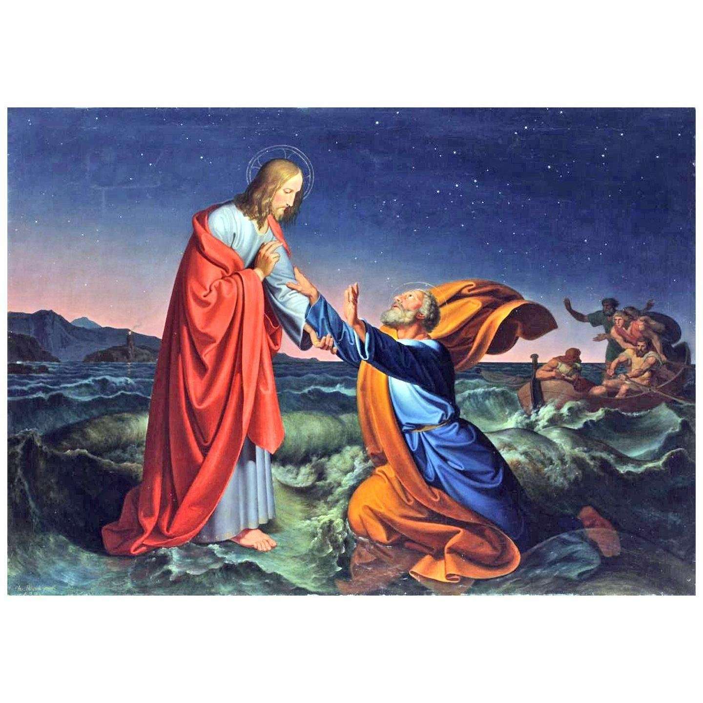  Joseph von Fuhrich. Christus auf See. 1832. Regionalgalerie Liberec