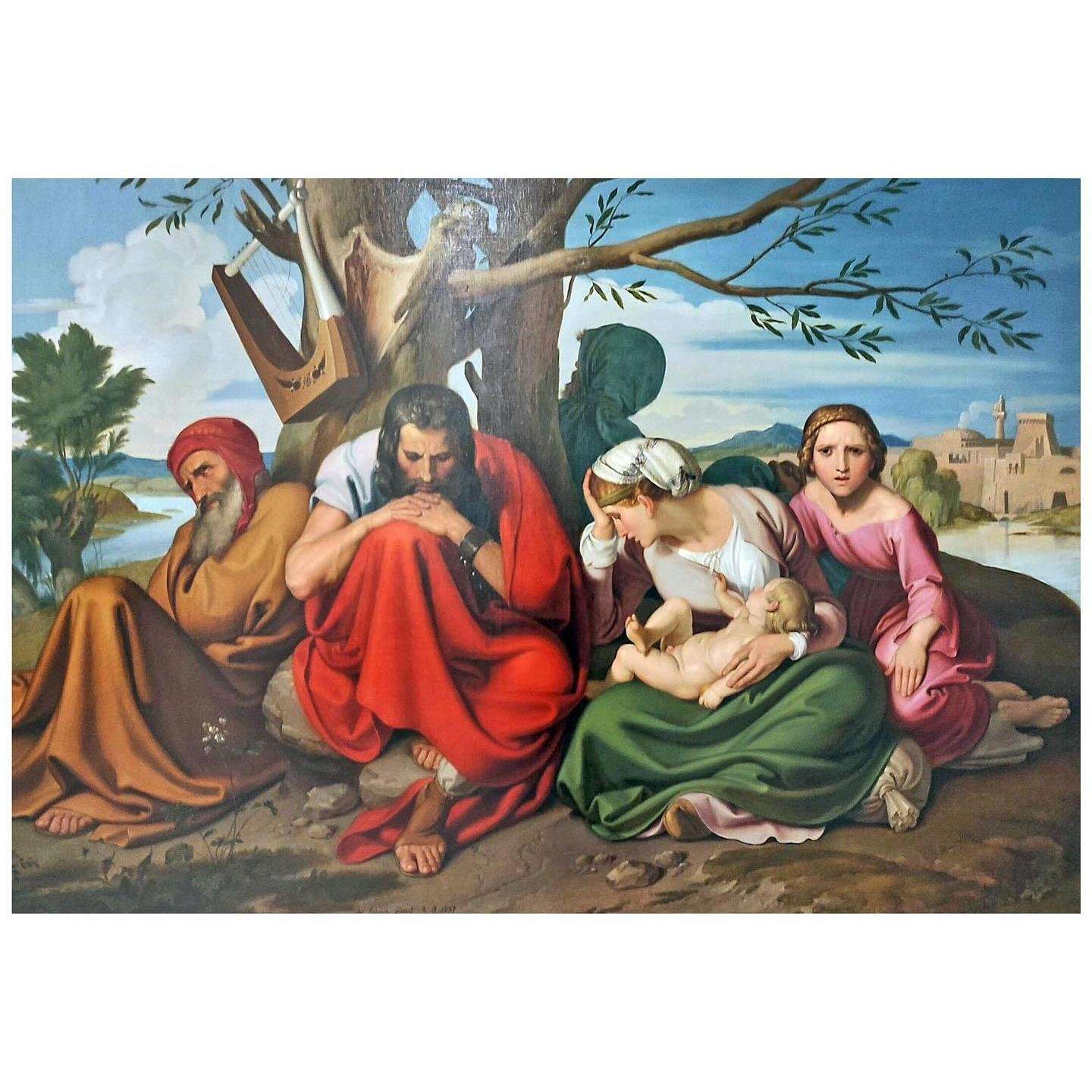  Joseph von Fuhrich. Die Trauer der Juden. 1837. Narodni Galerii v Praze