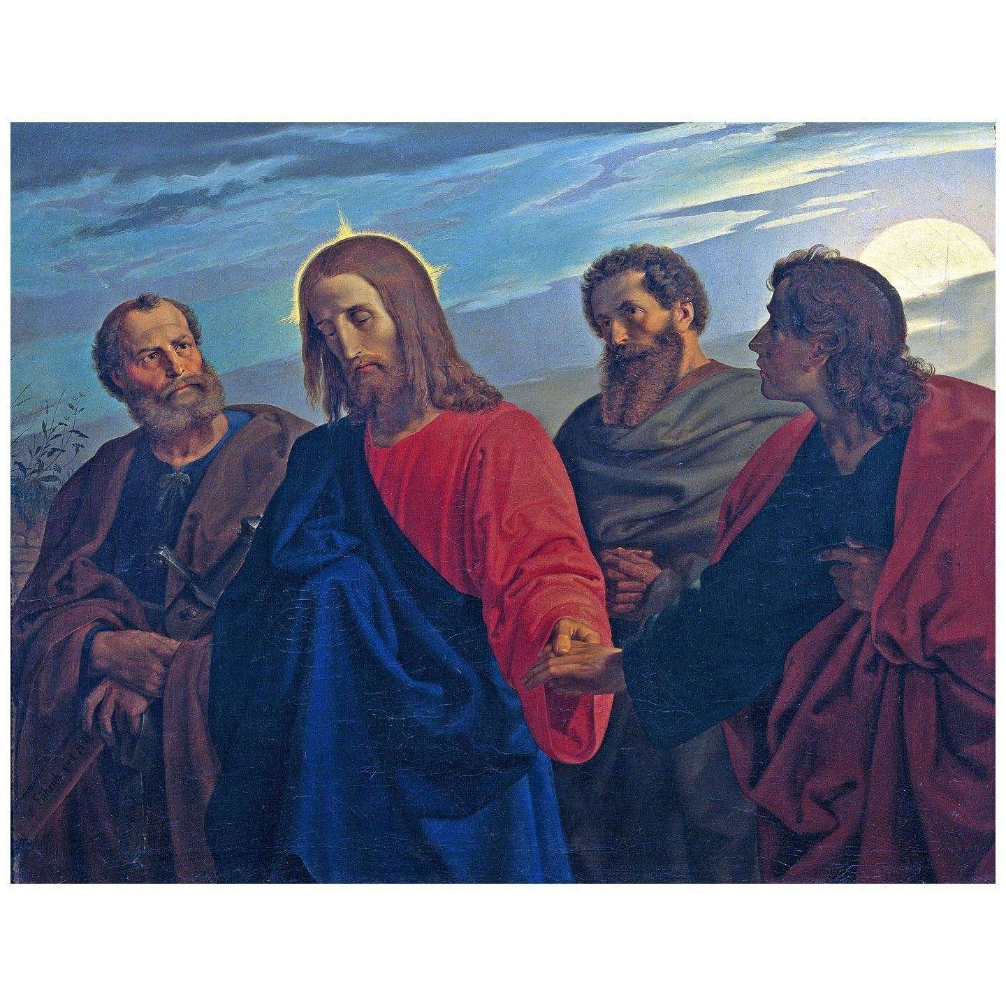  Joseph von Fuhrich. Gang nach Gethsemane. 1839. Belvedere Wien