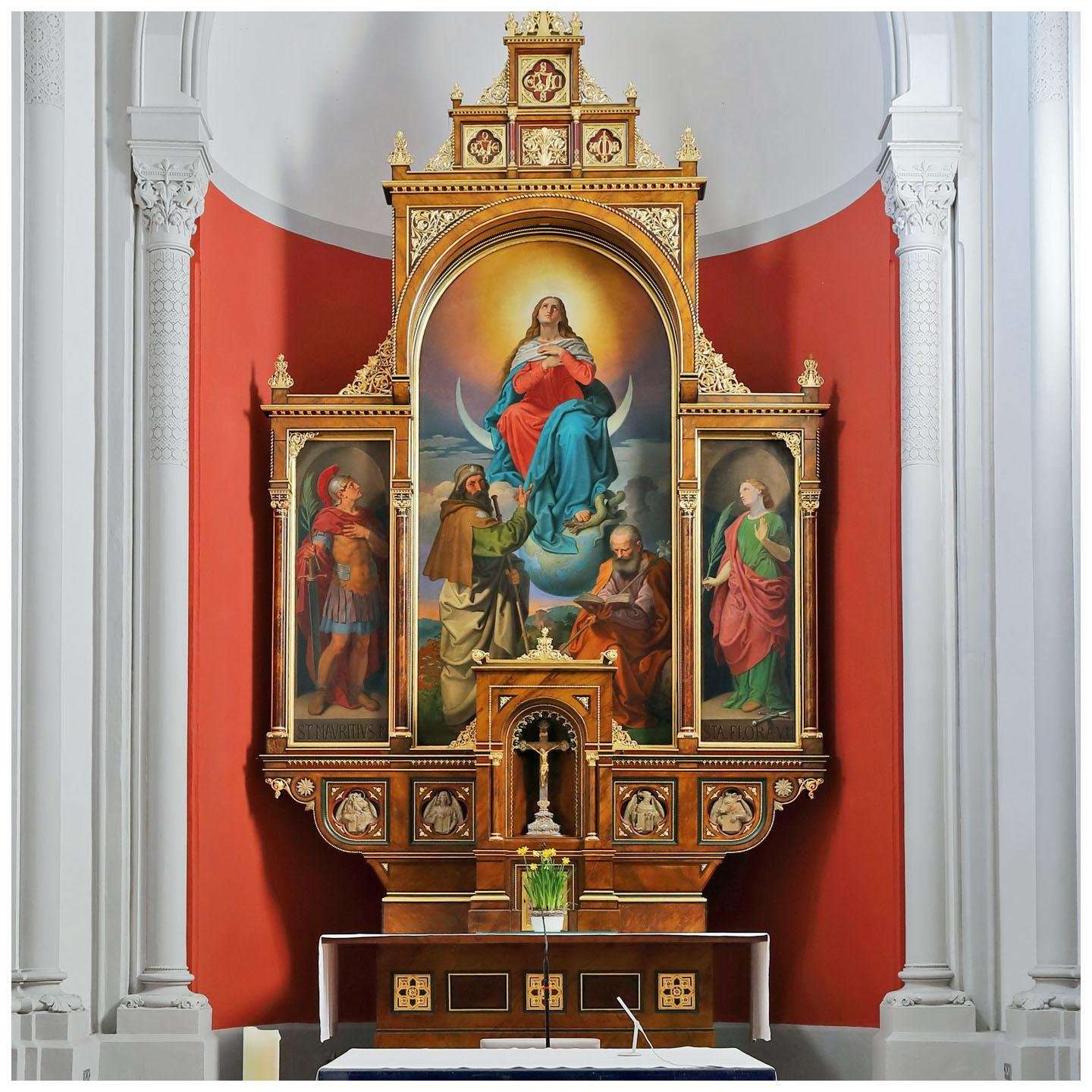  Joseph von Fuhrich. Hochaltar in der Kirche St. Jacob. 1869. Bad V?slau
