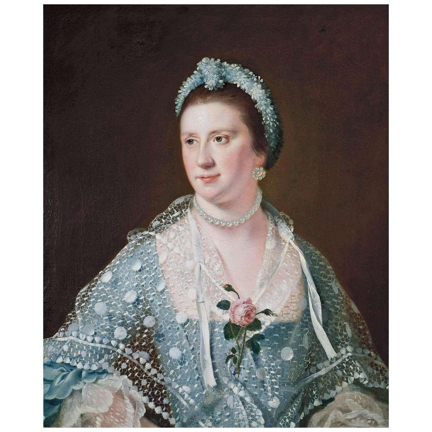  Joseph Wright. Portrait of Mrs Boyle. 1765. Auckland Art Gallery