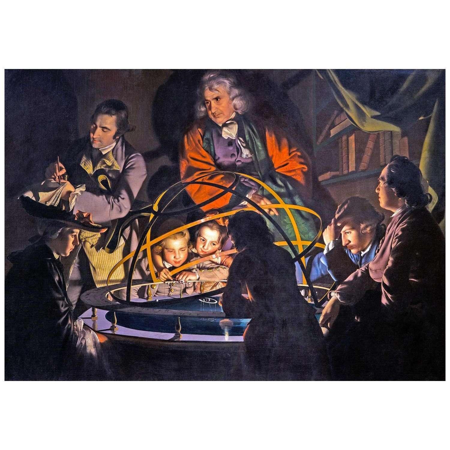  Joseph Wright. The Orrery. 1766. Derby Art Museum