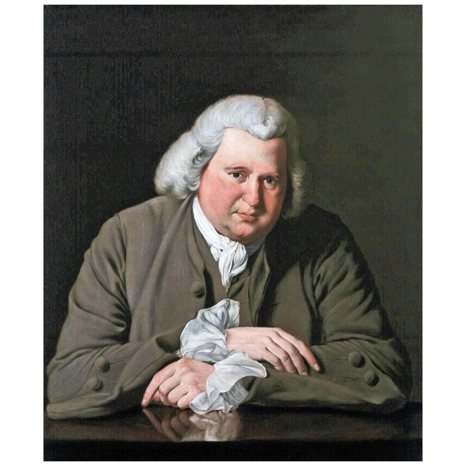  Joseph Wright. Erasmus Darwin. 1770. Birmingham Art Museum