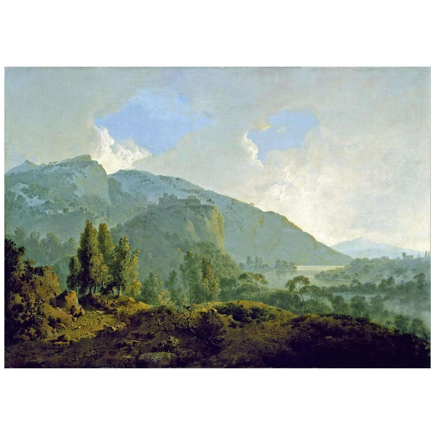  Joseph Wright. Italian Landscape. 1790. Museum of Fine Arts Houston
