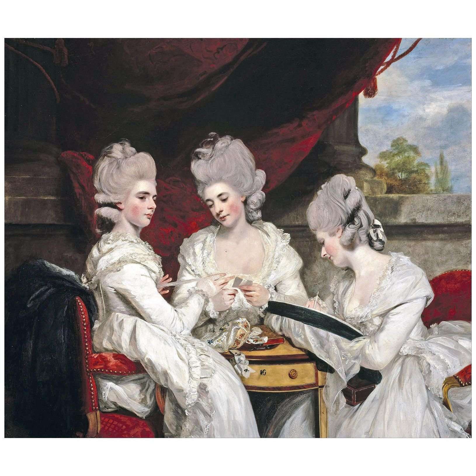  Joshua Reynolds. The Ladies Waldegrave. 1780. SNG Edinburgh