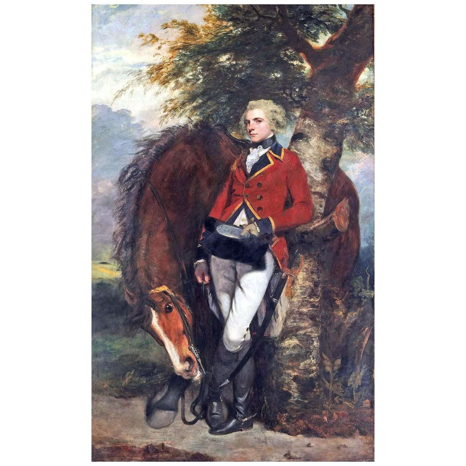  Joshua Reynolds. Colonel George Coussmaker. 1782. Metropolitan Museum of Art NY